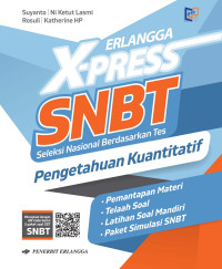Image of ERLANGGA X-PRESS SNBT: PENGETAHUAN KUANTITATIF
