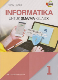 Image of informatika untuk SMA / MA kelas X